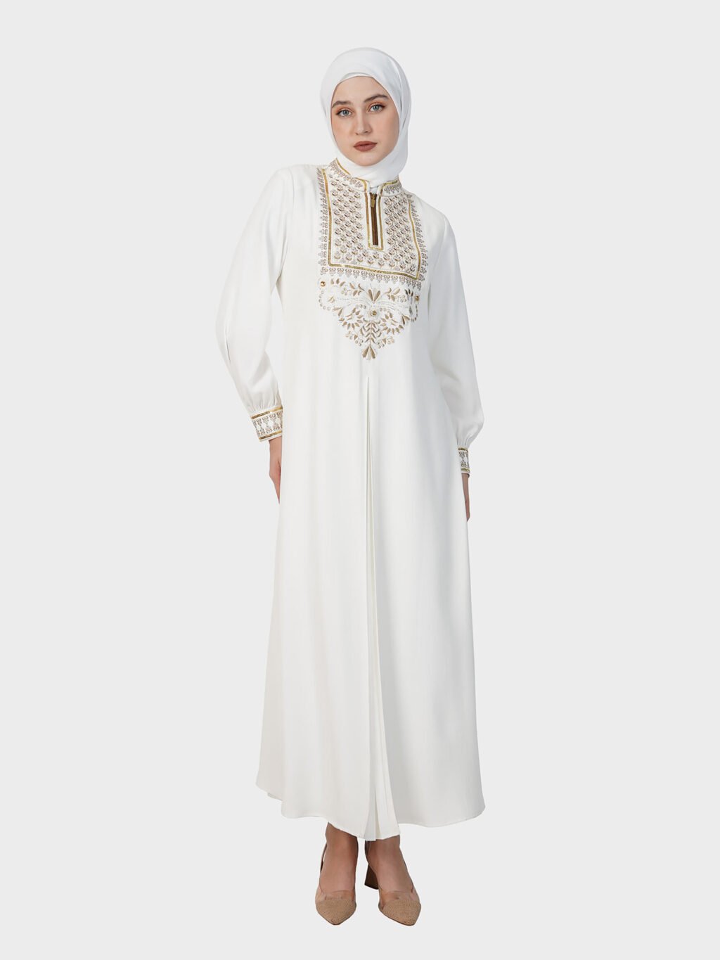 Hikmat-Abaya-A1234-White-1