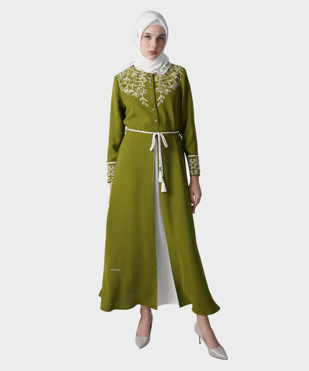 Hikmat-Abaya-A4599-Green-1