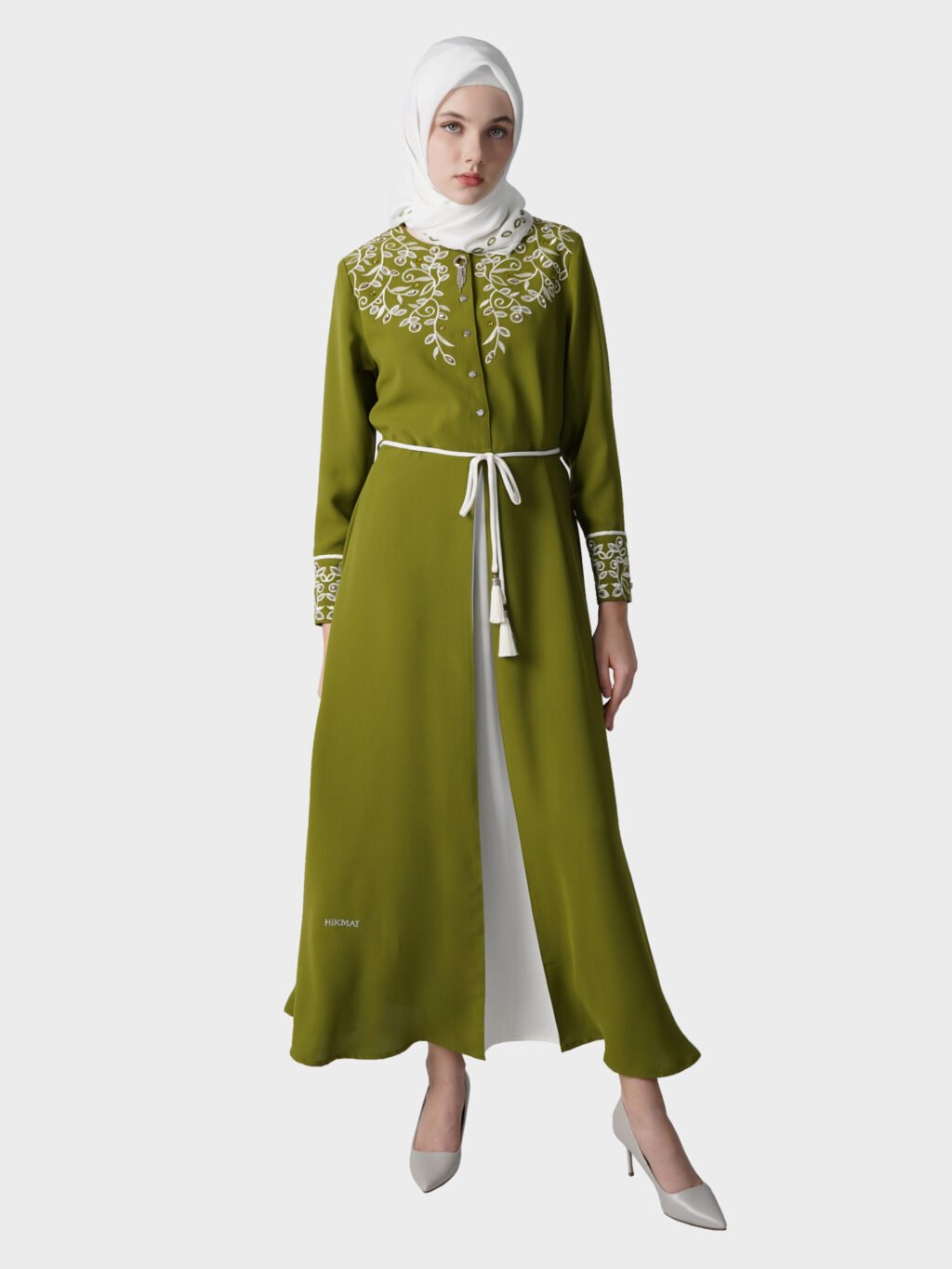 Hikmat-Abaya-A4599-Green-1