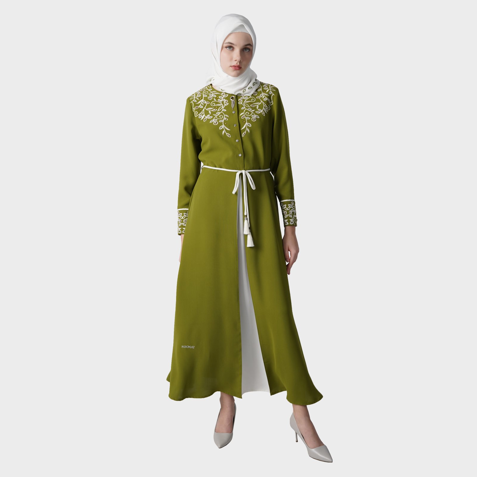 Hikmat-Abaya-A4599-Green-1