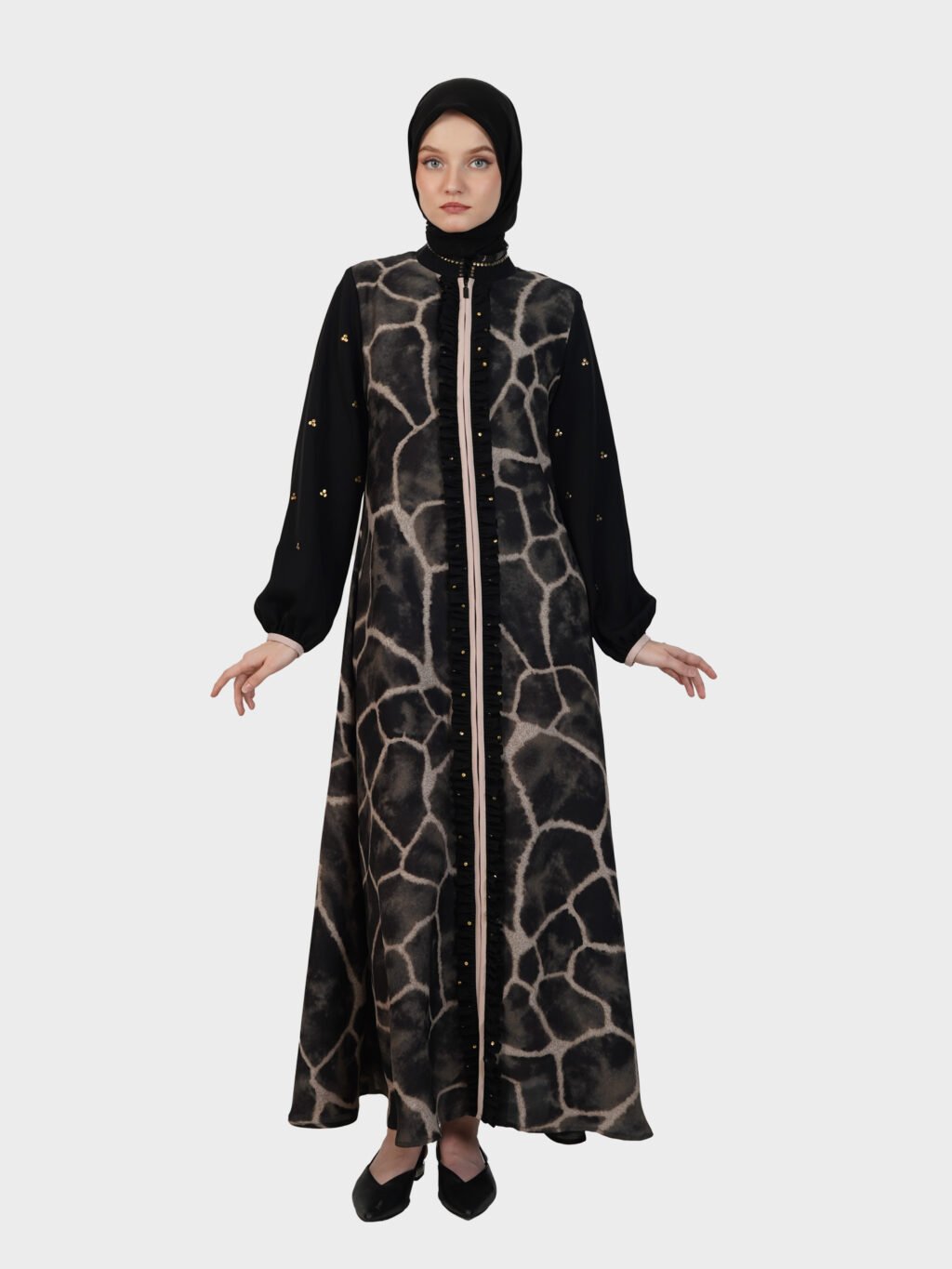 Hikmat-Abaya-A9929-Beige-1