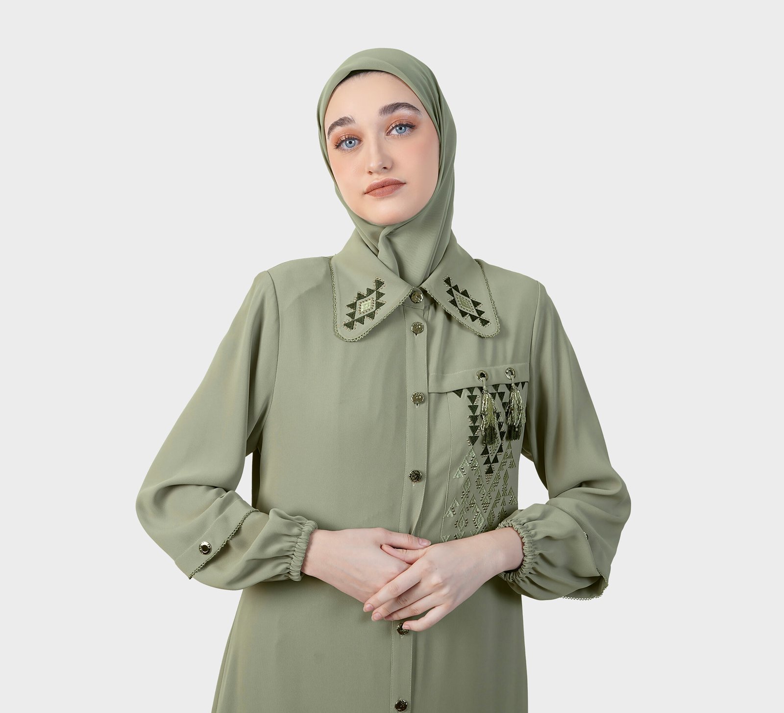 Hikmat-Abaya-C5823-L.-Green-3