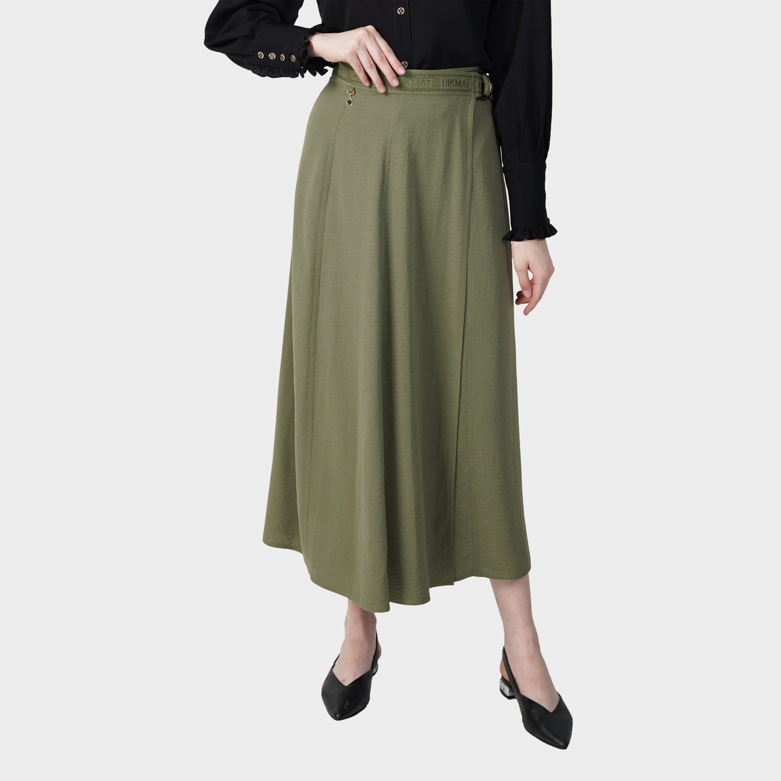 Hikmat-Skirt-SK5513-Green-3